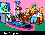 Simpsons in couch